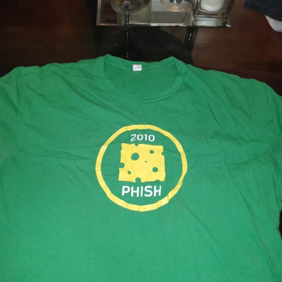Phish 2010 Tour Wisconsin Cheese t-shirt, East Troy, WI, XL, 100% Cotton - Picture 1 of 2